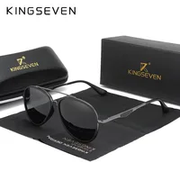 KINGSEVEN 2024 marca clásico piloto gafas de sol polarizadas hombres conducción gafas de sol masculinas gafas de bloqueo UV Oculos N7936