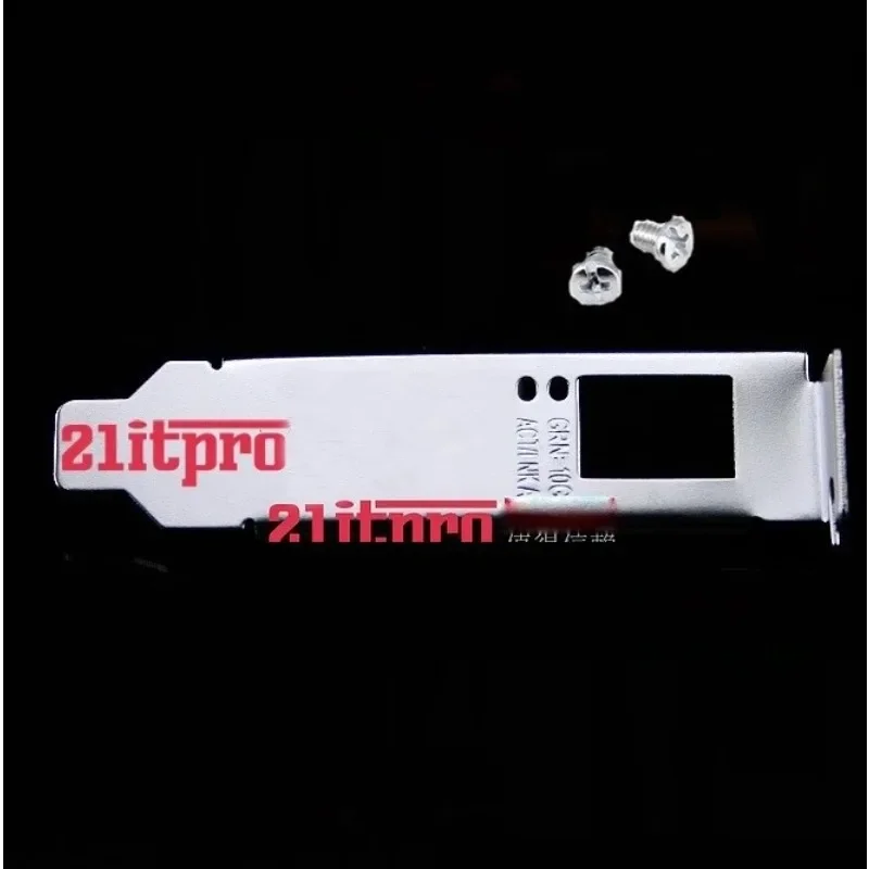 Escudo IO de E/S para deflector de media altura de tarjeta de fibra Intel X520-DA1 82599ES E10G41BTDA 10G