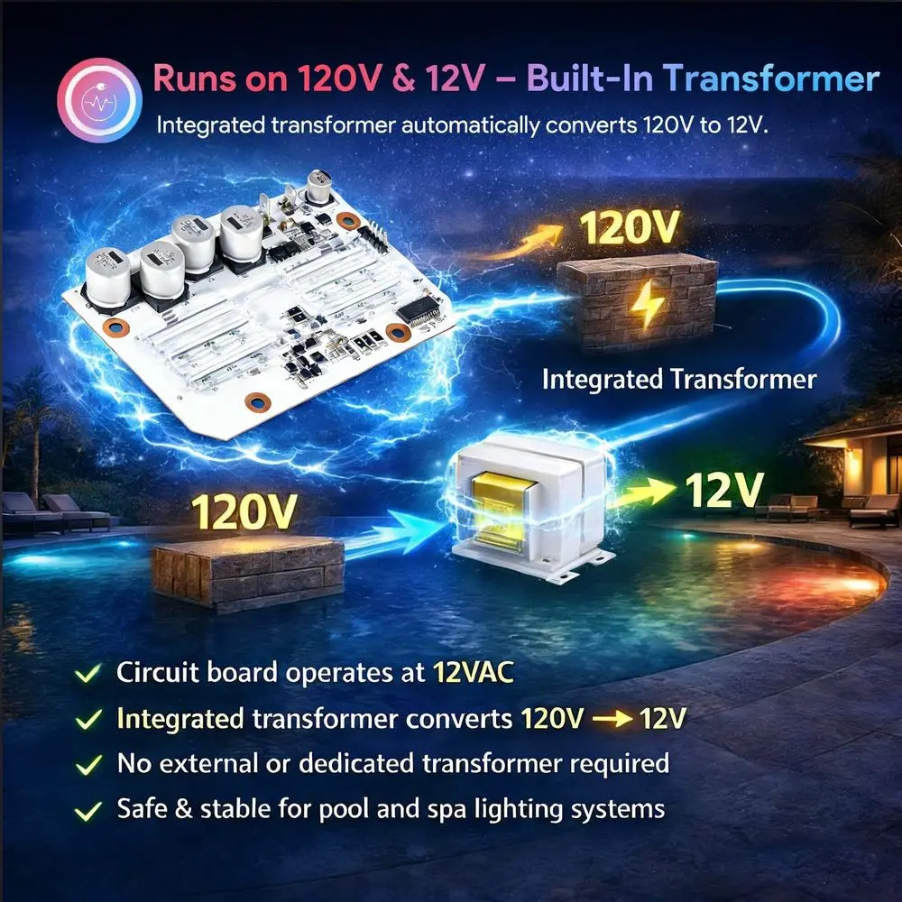 619818Z Led Light Engine Board Kit Compatible with IntelliBrite 5G Color LED Pool Light 2nd Generation 2009-601000 601001 601002