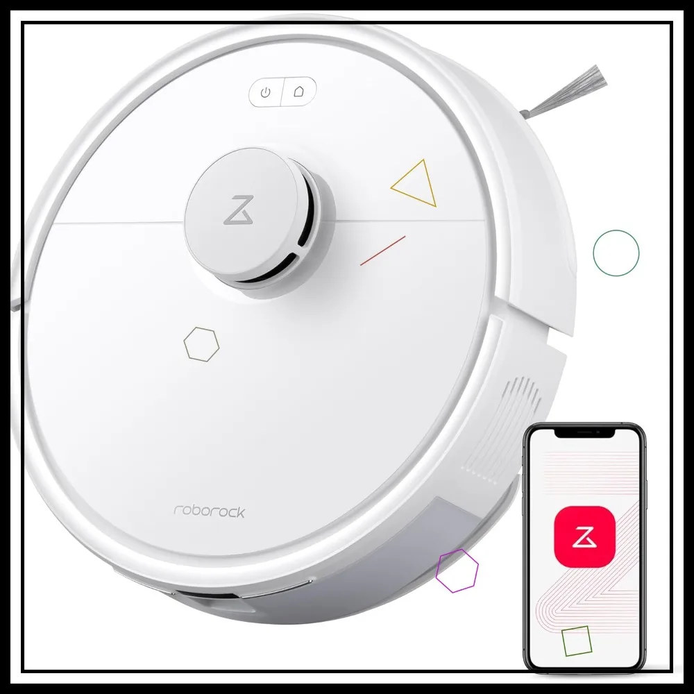 8,000Pa Robot Vacuum and Mop Combo, Dual Anti-Tangle System, LiDAR Navigation, No-Go Zones