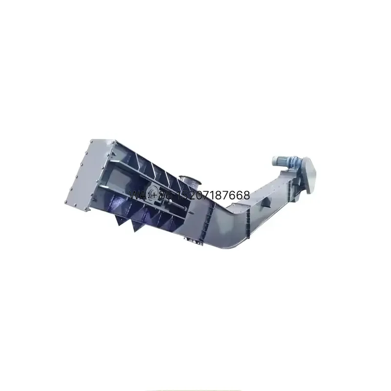 Wmwmnu Scraper Conveyor Customized Chain Conveying Device Low Dust Sealed Structure for Sand Mineral Aggregate Processing