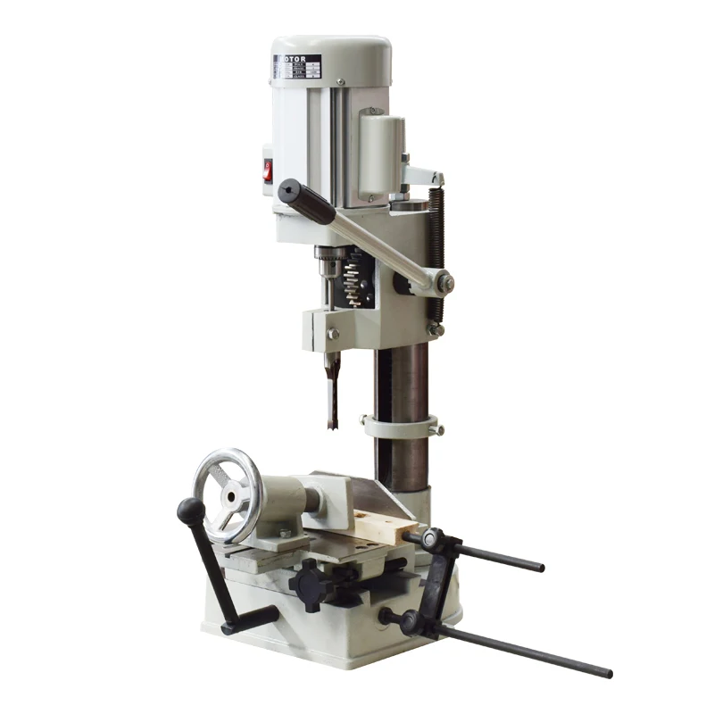 Household multifunctional square hole drilling machine, woodworking tenon square hole drilling machine