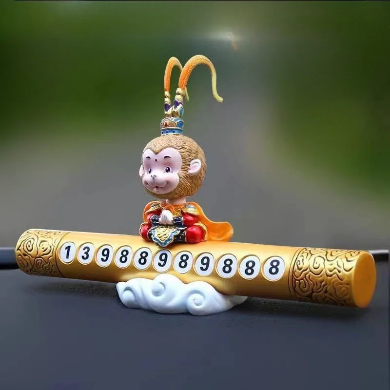 Black Myth Wukong Figurines Home Decor Accessories The Journey To The West Wukong with Jingu Bang Miniatures Car Desk Decoration