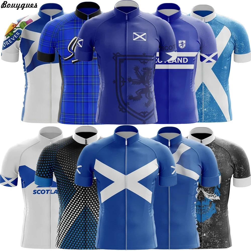 

Новый SCOTLAND мужской велосипедный трикотаж MTB Maillot велосипедная рубашка для скоростного спуска Джерси высокого качества командная одежда для горного велосипеда