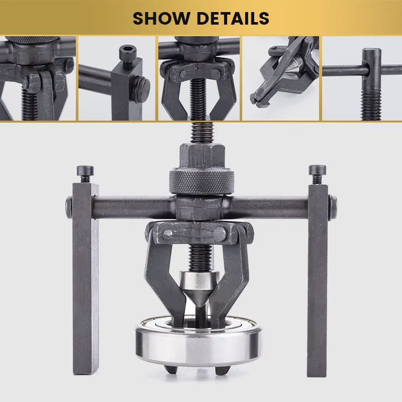 Auto Inner Lagertrekker Gear 3-Jaw Extractor Zware Automotive Machine Tool Kit Auto Extractor Repair Gereedschap Dropshipping