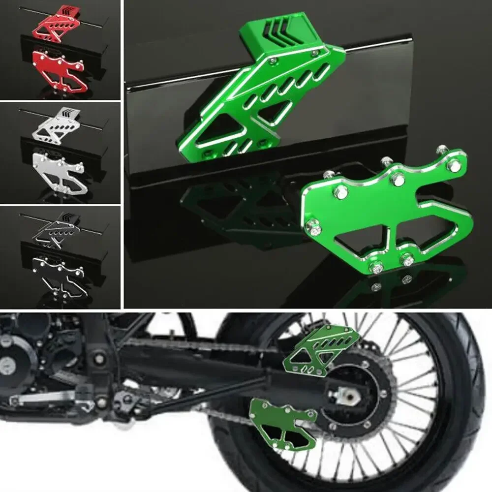 For KAWASAKI KLX 250 KLX250 D-TRACKER 250 D-TRACKER250 2008-2015 Rear Chain Guide Guard Cover Set