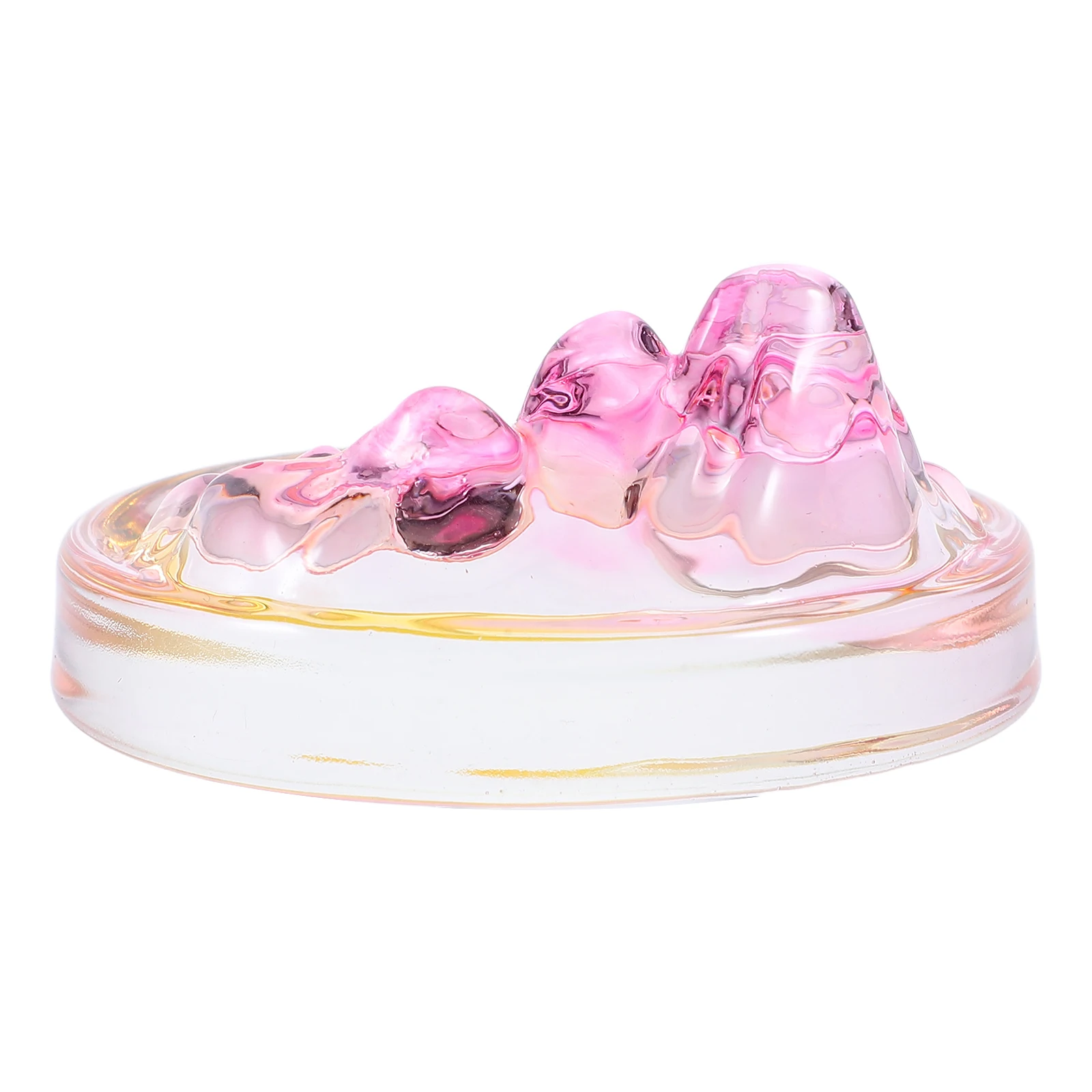 

Glass Ink Dish Plate Chinese Calligraphy Painting 2-in-1 Ink Storage Dish Brush Rest Small Holder for Sumi Wash Calligraphy