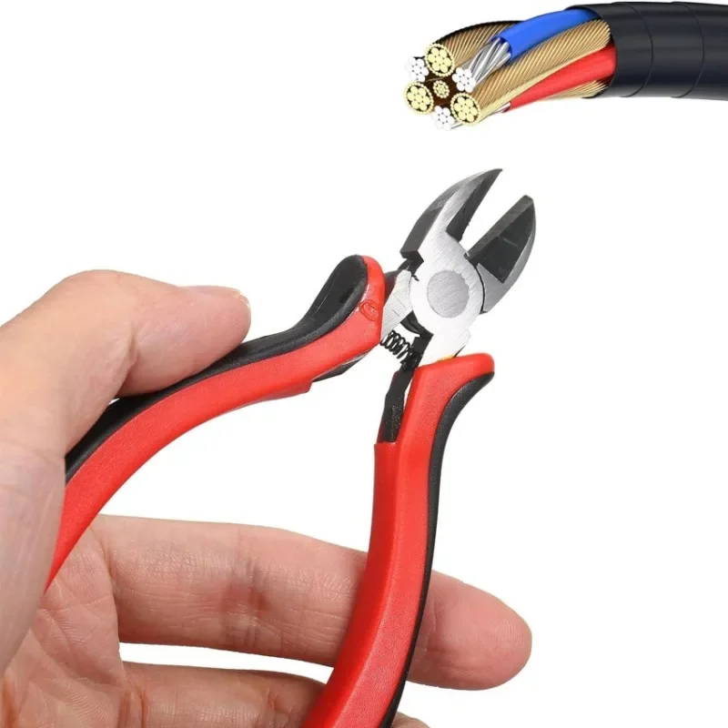 

Crimping terminal pressure professional super five categories six or seven desktop convenient through-hole crystal pliers