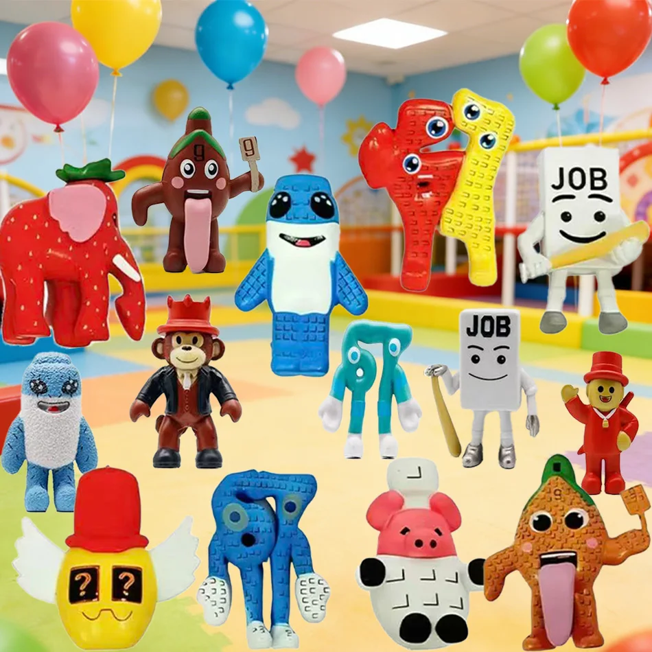 مجموعتان من شخصيات الحركة الإيطالية Brainrot سرقة نموذج Brainrot دمية أنيمي الحلي 67 منزل الفراولة الفيل ألعاب أطفال