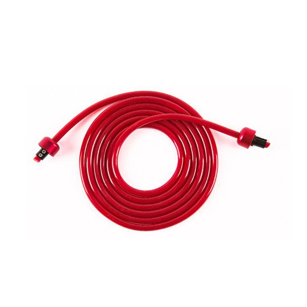 

Weighted Jump Aluminum Alloy Handles Adustable Skipping Rope For Men Women Red High-Durable Fitness Training Rope Home Gym