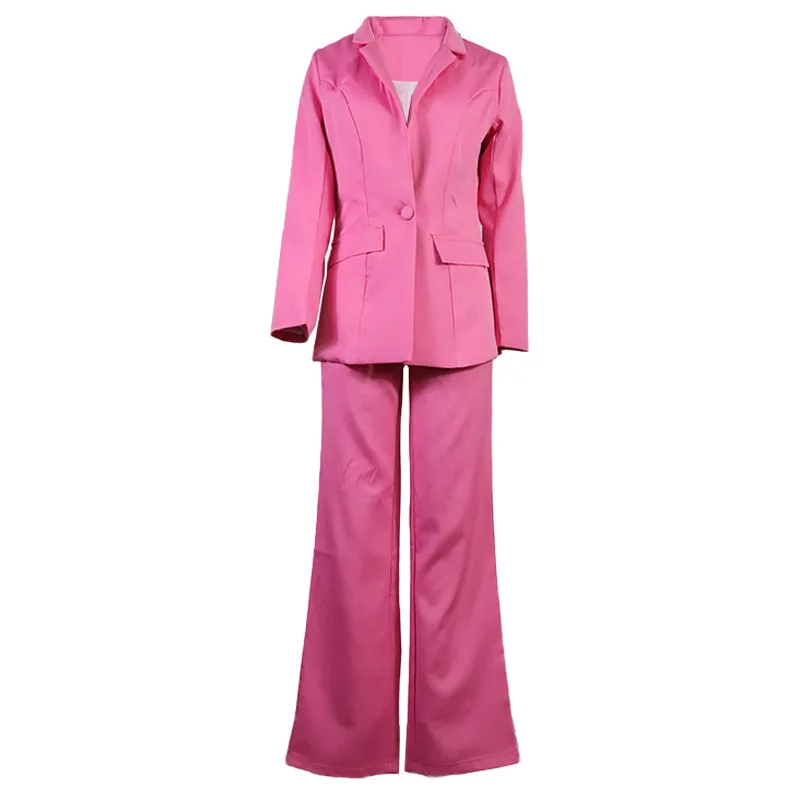 2023 New Autumn and Winter Women's Fashionable Casual Long-sleeved Trousers Suit Suit Спортивные Брюки Женские