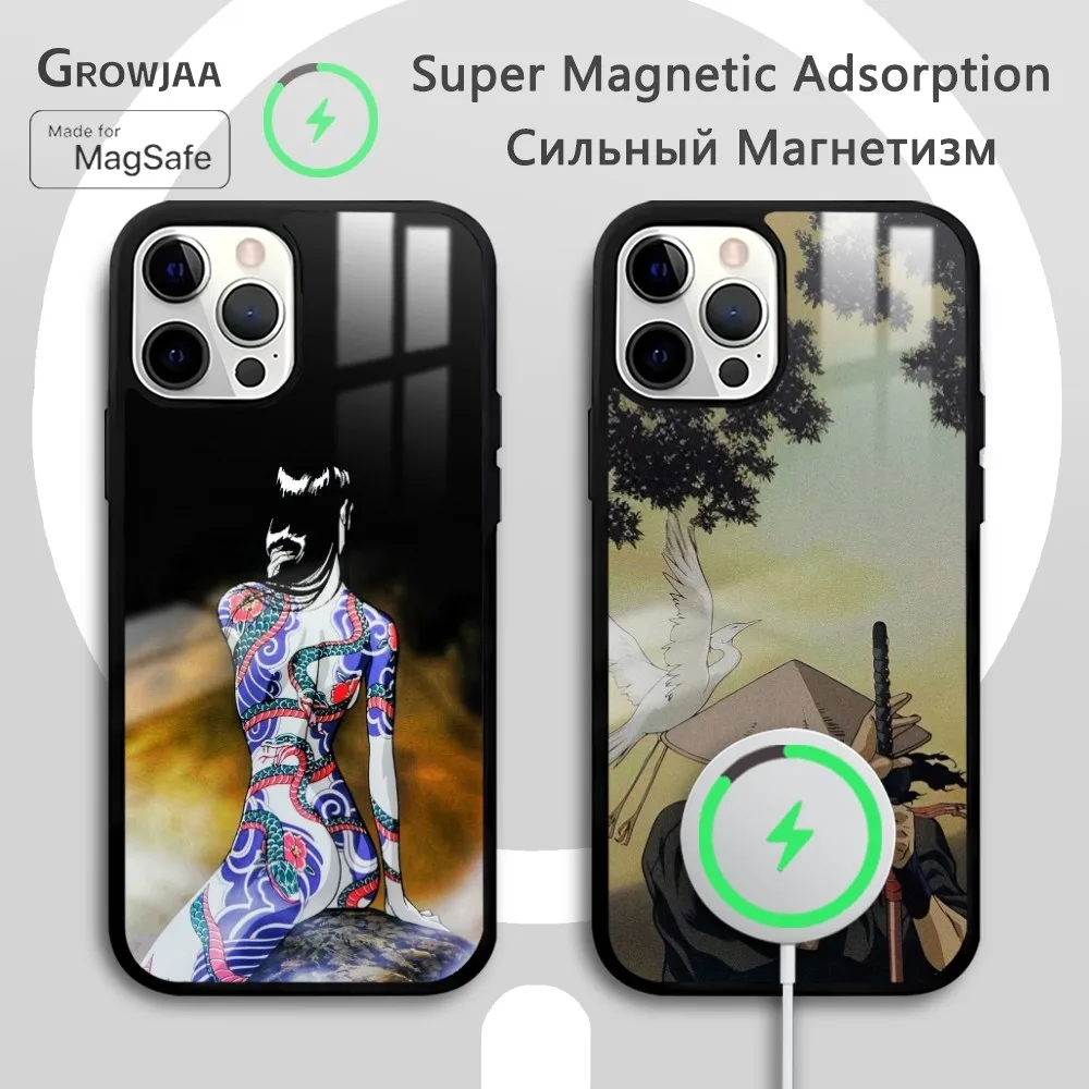 

Cool N-Ninja S-ScrollS Anime Phone Case For IPhone 16 15 14 13 12 11 Pro Max Plus Mini Magsafe Mirror Wireless Magnetic Funda