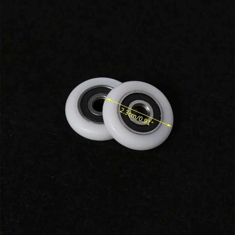 8 Pcs Bath cabinet roller wheel shower room accessories bearing roller wheel 23/25/27mm  Drop Shipping