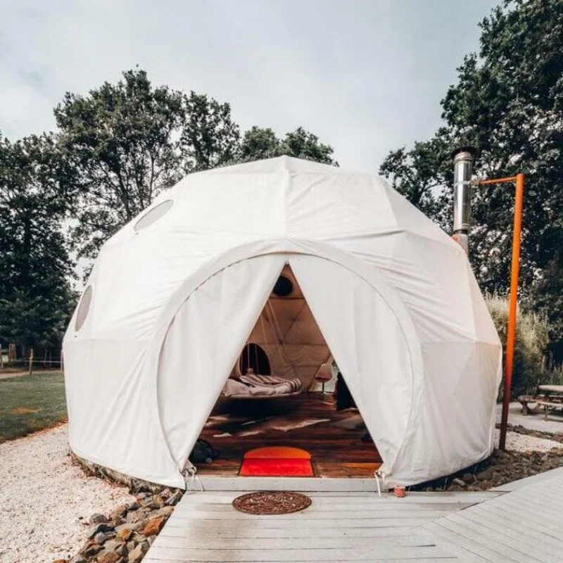 Outdoor Geodesic Camping Wind Wall Dome Tent Dome Garden Dome Tent
