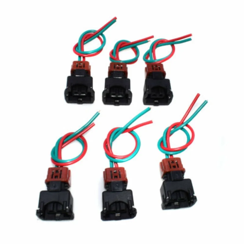 6x Fuel Injector Connector Pigtail Harness Fits NISSAN 300ZX Z32 90-94TT 90-93NA