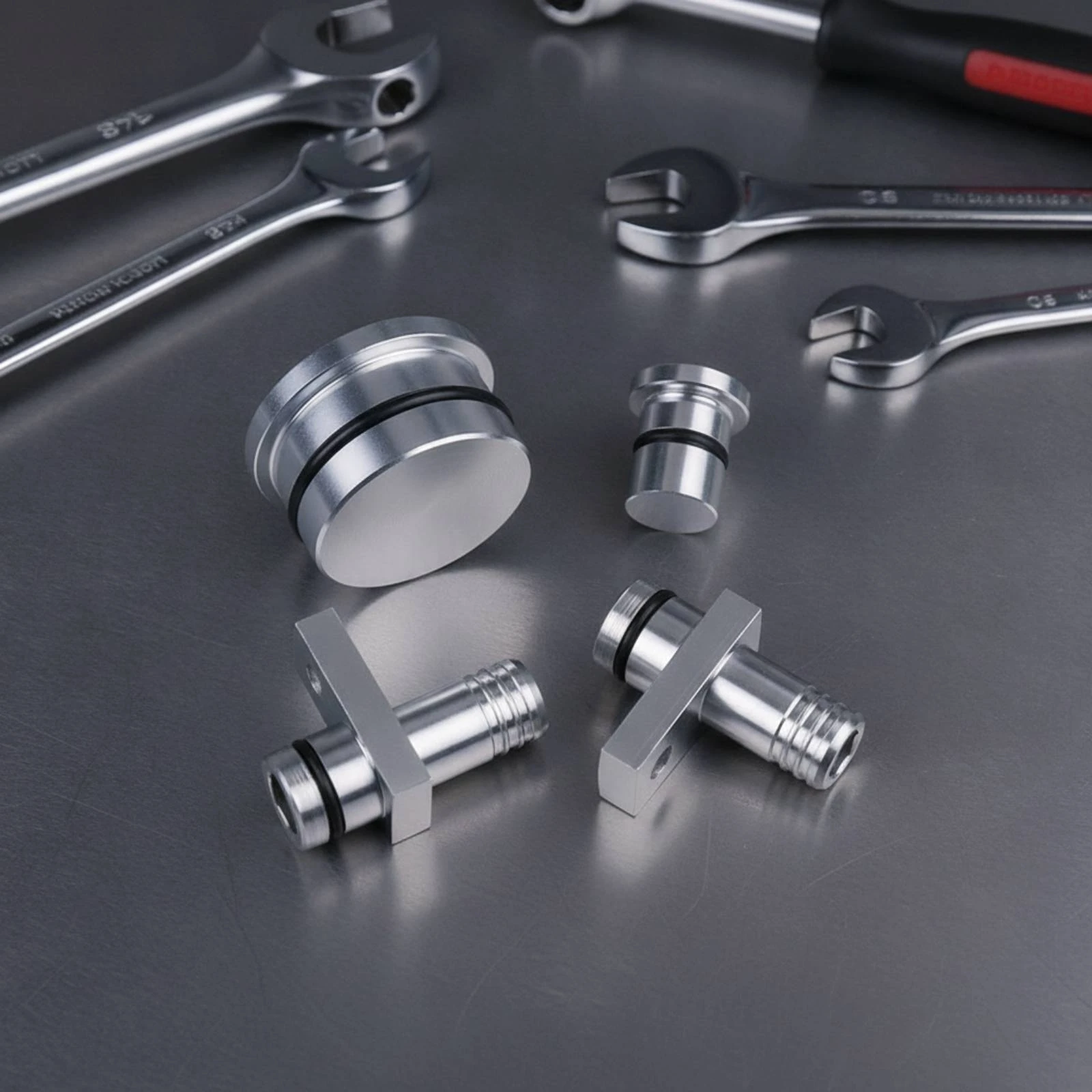 PCV Reroute Kit with Plug Direct Fit PCV Reroute Fitting Block off Plug Easy Installation Automotive Part Corrosion-Resistant