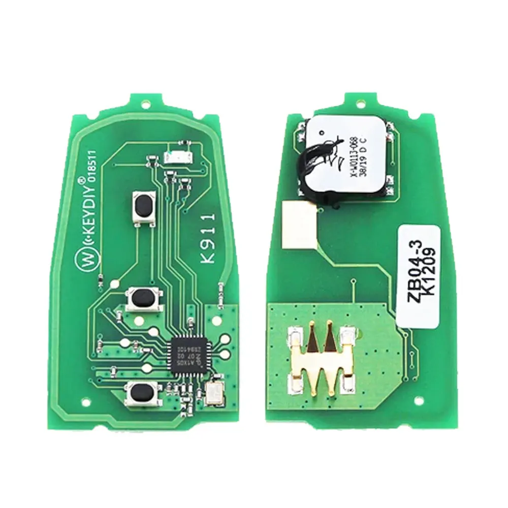 XRNKEY 3B KEYDIY KD 1pcs Universal Smart Key ZB04 ZB04-3 for KIA Style KD-X2 KD-MAX Remote Replacement Fit More than 2000 Model