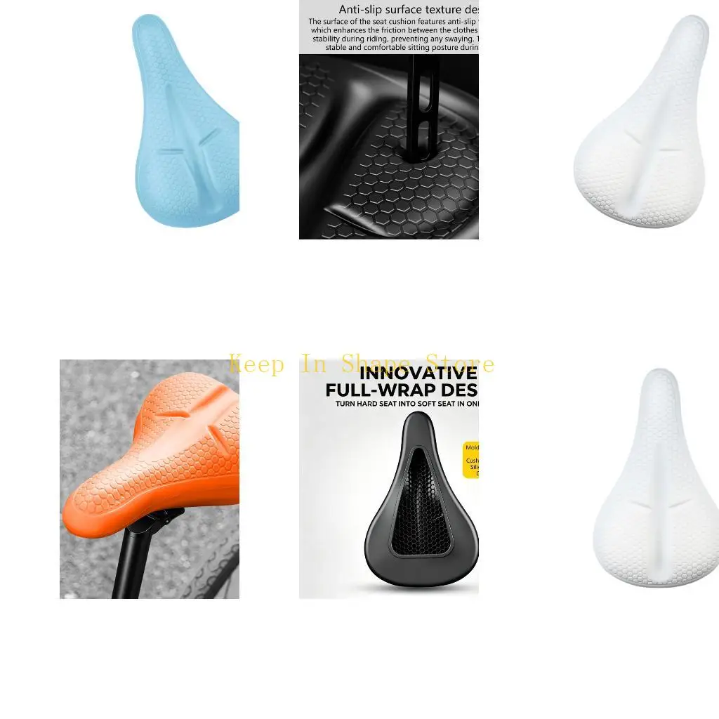 U1JC Saddles Pad for Regular Cycling with Cushioned Layer and Center Channel