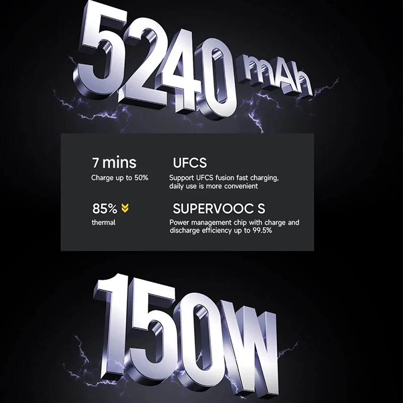 هاتف Realme GT 5 Snapdragon 8+ Gen 2 ثماني النواة 240 وات/ 150 وات SUPERVOOC Charge Sony IMX 890 OIS 6.74 بوصة AMOLED OTA