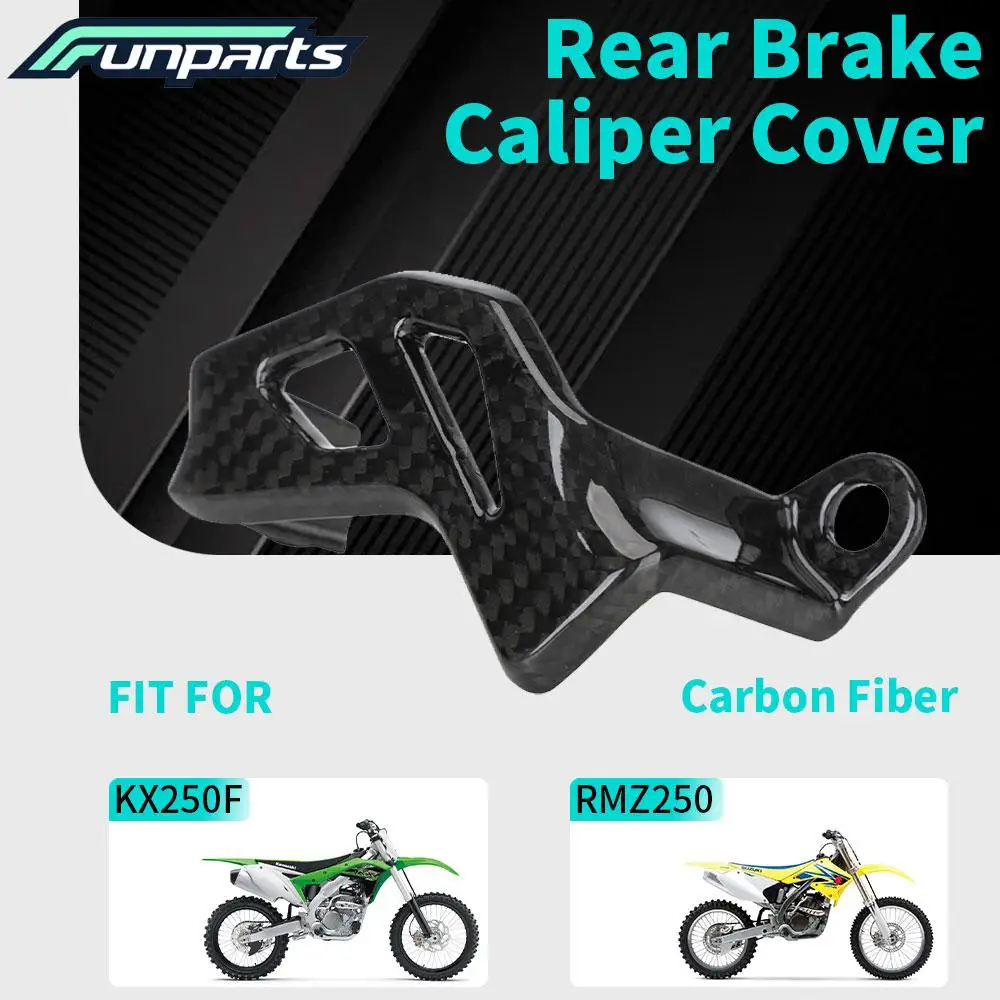 

Funparts Motorcycles Rear Brake Caliper Cover Guards For SUZUKI RMZ250 KAWASAKI KX250F KX450F 2006-2018 Dirt Pit Bike