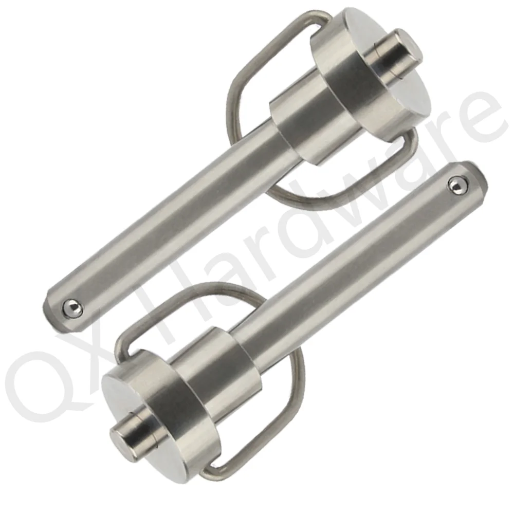 QX112 Factory Outlet Stainless Steel Quick Release Pins High Quality Ball Lock Pin With Ring Handle for Locating Length 10~100mm
