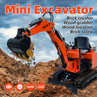 High Quality Small Hydraulic Crawler Excavator Sell 2 Ton Orchard Farm Trencher Customized 1800 KG Mini Track Digger Wholesale