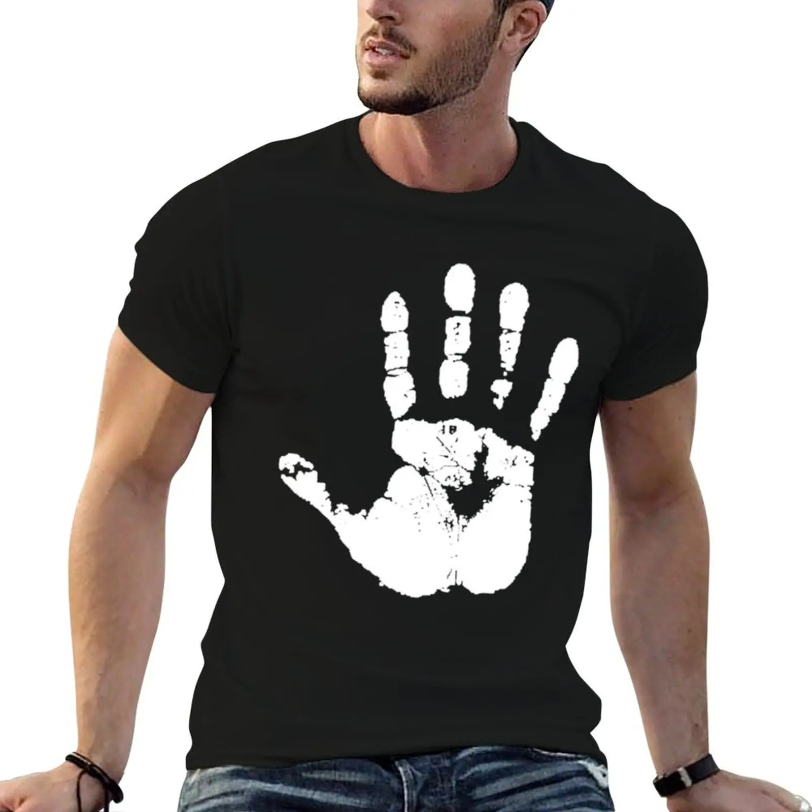 

White Hand of Saruman T-Shirt man t shirts graphic man t shirts for men t shirts for man graphic funny T-shirt