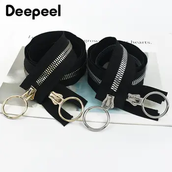 5#8# 60-100cm Pryskyřičné Zipy s Otevřeným Koncem, O-Kroužkem, Dvojitým Posuvníkem pro Zavazadla, Bundu, Zapínání Zipu, Opravné Sady, Šicí Příslušenství 10 nejlepší prodej zip na zavazadla - №5