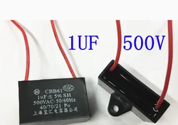 Condensatore di avviamento ventola Cbb61 500V 1UF 1.2UF 1.5UF 1.8UF 2UF 2.5UF 3UF 4UF 5UF 6UF AC