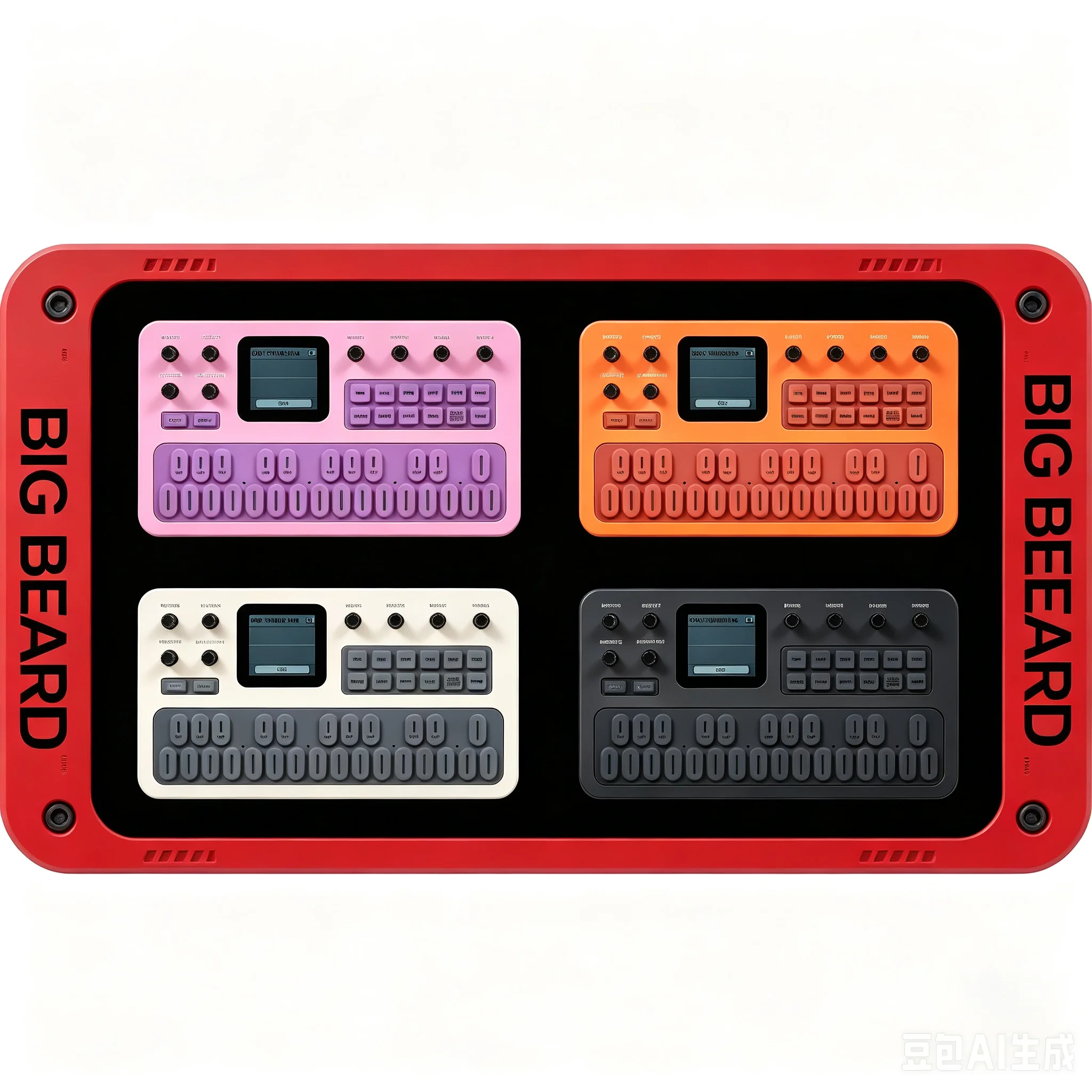 M-Vave Fm-1 Portable Fm Synthesizer 6-Operator 32-Algorithm 128 Presets Built-In Speaker Bluetooth Midi 12h Battery Holiday Gift