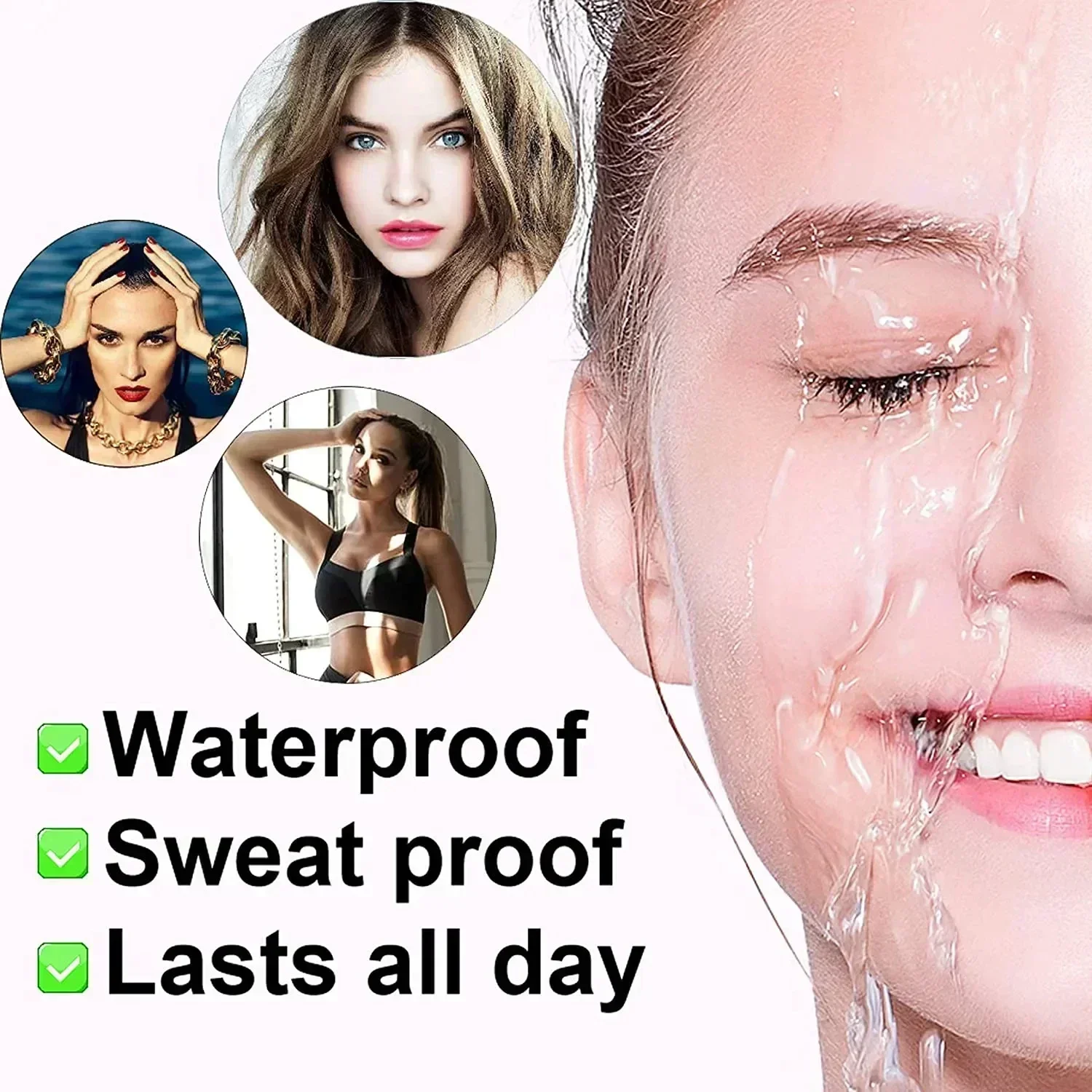 ดินสอเขียนคิ้ว 4 จุดแต่งหน้าสําหรับผู้หญิงกันน้ํา Liquid Eyebrow ปากกาแต่งหน้าดินสอเขียนคิ้ว Microblade เครื่องสําอางทนทาน