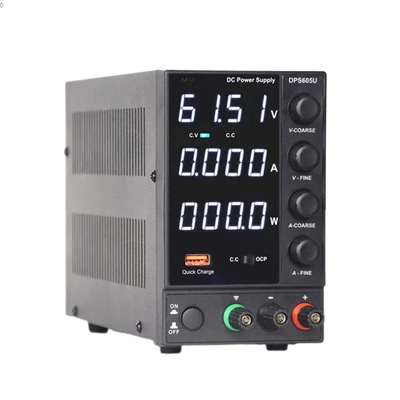 Adjustable DC Power Supply 30V 10A USB Digital Lab Bench  Stabilized Voltage Regulator Switch Power Supply