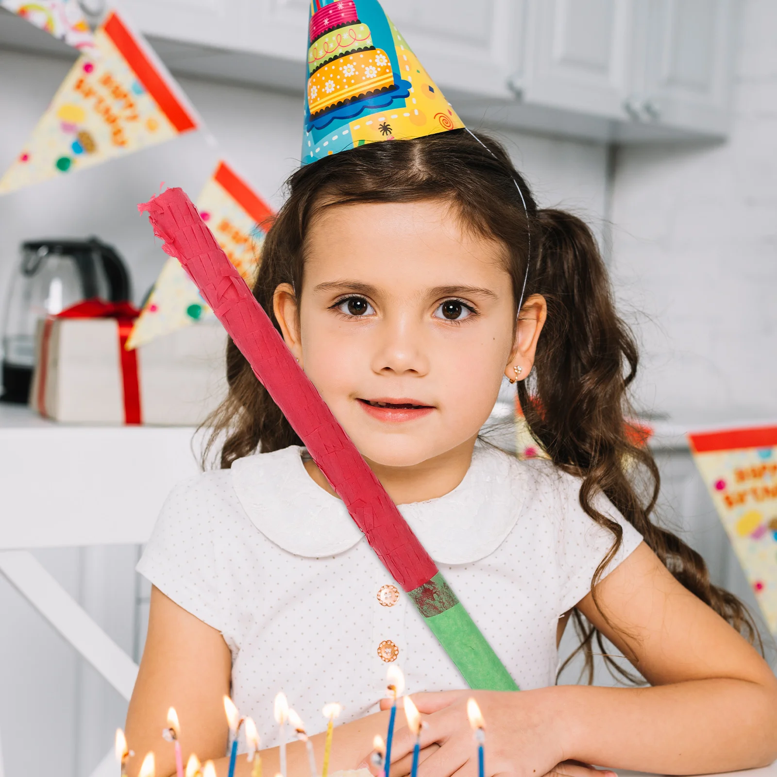 

1pcs Colorful Piñata Stick For Birthday Parties Kids Celebrations Whacking Activity Party Supplies