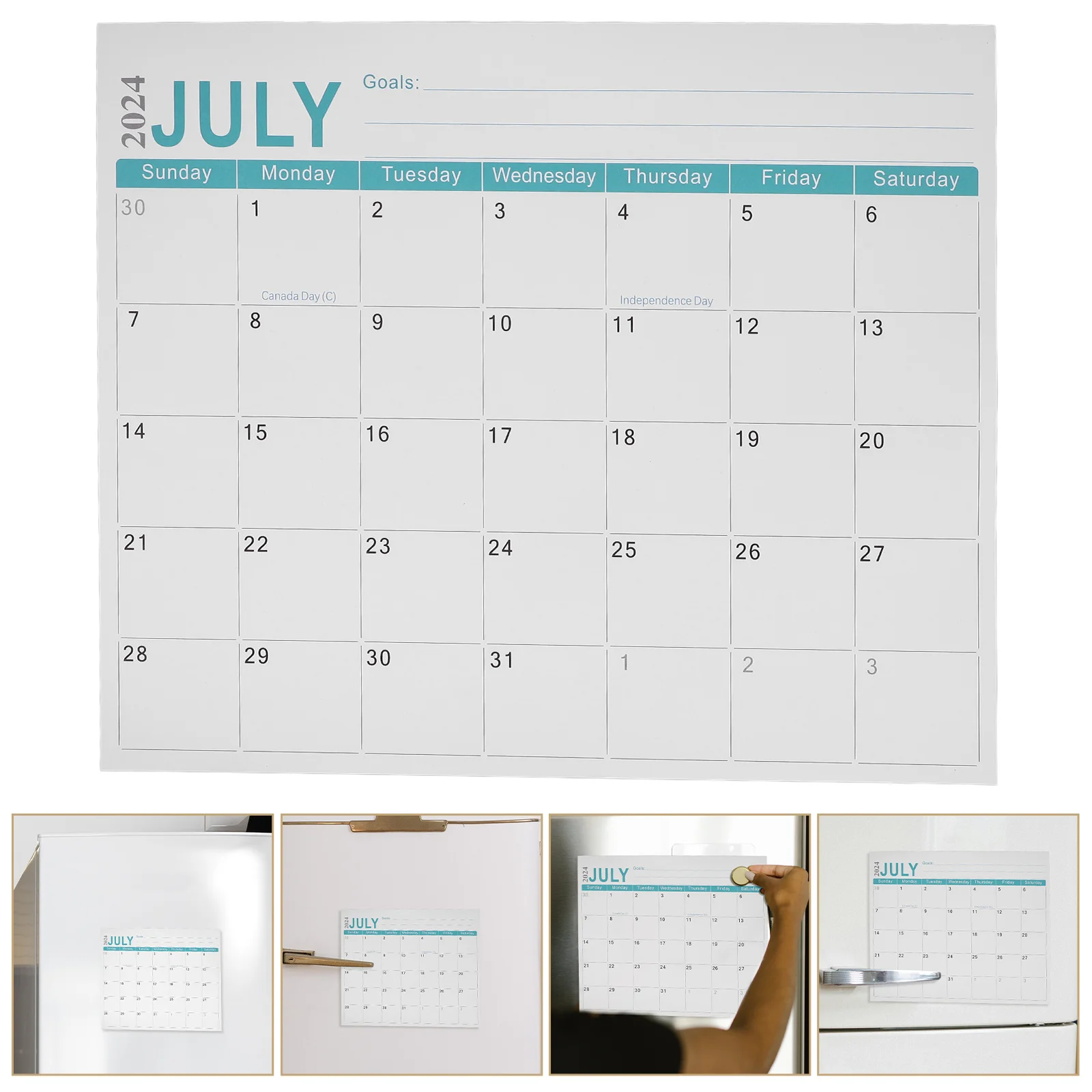 

Wall Calendar Magnetic Refrigerator Paper Planning Household Schedules Tear off Fridge Soft Calendars