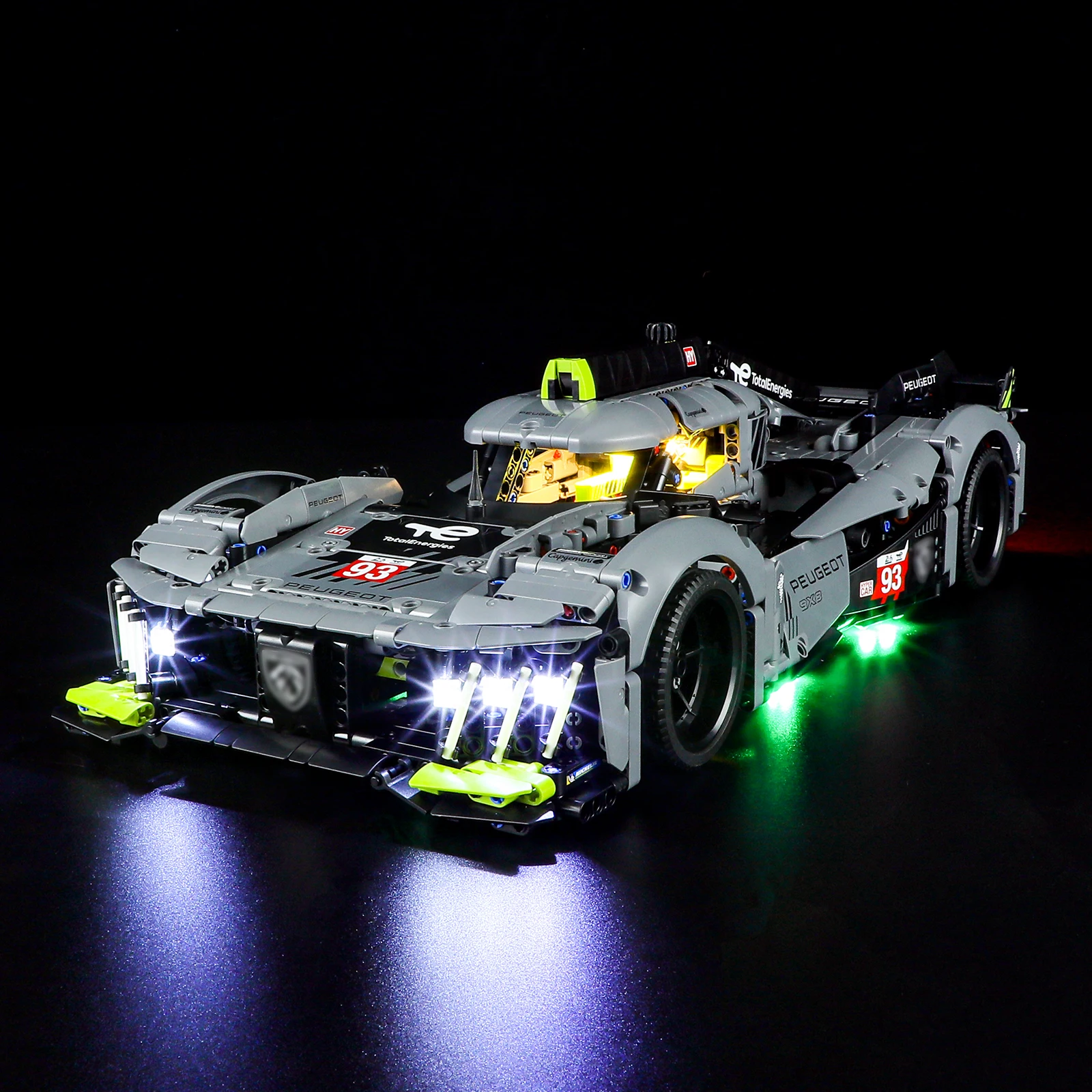 Led Light Kit For 42156 Peugeot Sports Car 9x8 24h Le Mans Hybrid Hypercar (led Lights Only)bricks Toys For Adult Kids To Gift