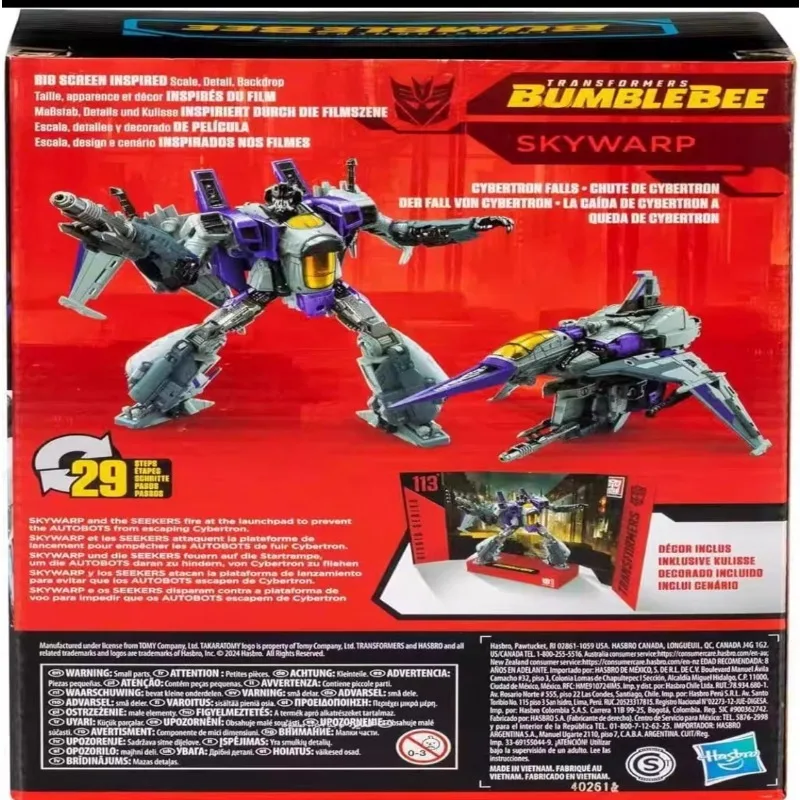 Nuovo originale Hasbro Transformers Classic Toys Studio Series SS-113 Voyage Skywarp Action Figure Robot Toy Collezionabili Regali