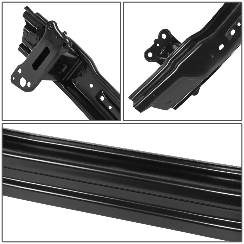 US For 2017 2018 Santa Fe Factory Style Black Steel Front Bumper Reinforcement Bar