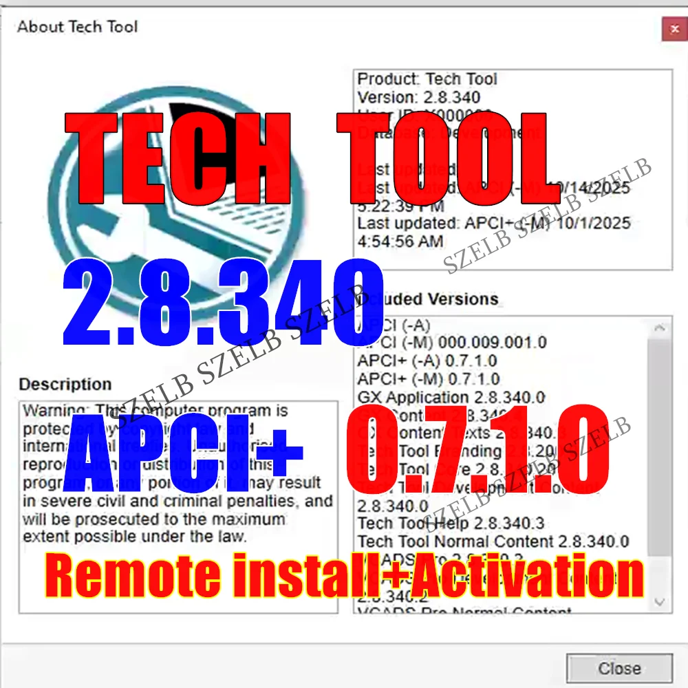 

Новейший технологический инструмент PTT Tech Tool 20252.8.340 + APCI 0.7.1.0 + инструмент разработчика Бесплатное программное обеспечение для диагностики грузовиков с удаленной установкой