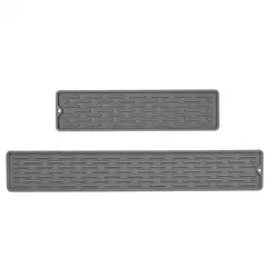 Dish Draining Mat Heat Insulation Waterproof Silicone Dry Fast Sink Drying Mat for Bathroom Farmhouse Countertop Kitchen
