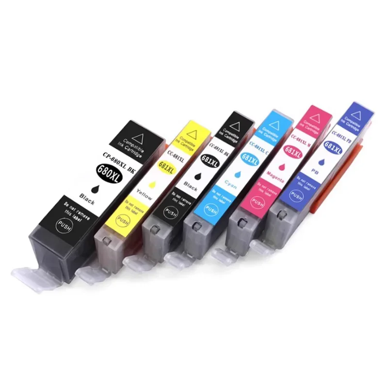 NEW PGI-680XL PGI680 CLI681 CLI-681 Ink Cartridge CLI681XL Compatible for Canon PIXMA TS8360 TR8660 TS9565 TS8160 TS8260 printer