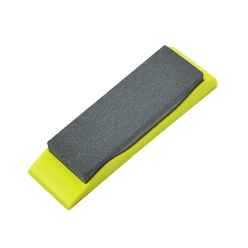 Pedra de Afiar de Alta Dureza e Durabilidade com Base Antiderrapante - Pedra de Afiar Premium de Dupla Face Adequada para Facas e Ferramentas