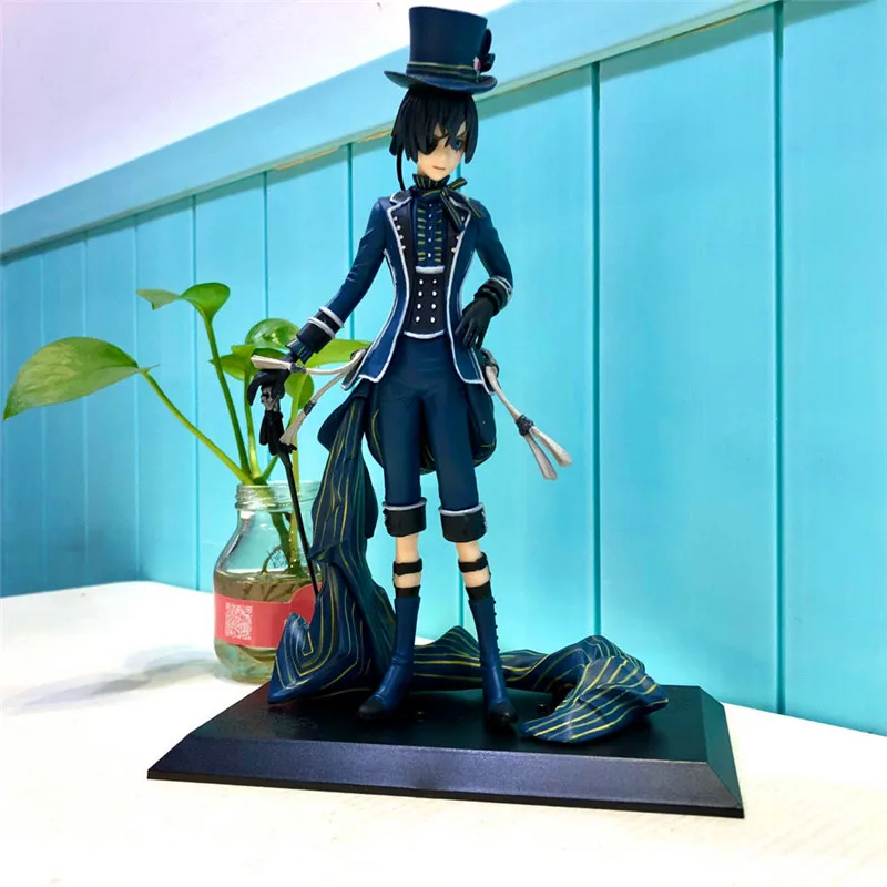 20cm Anime Black Butler Ciel Phantomhive Figure Toy PVC Collection Model Anime Cosplay Fans Gift