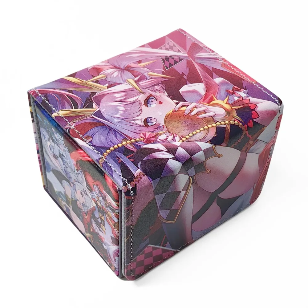 DIY Yu-Gi-Oh! Maliss Original Self-made Magnetic Absorption Nano Box Leather Card Box Anime Peripheral Holiday Gift