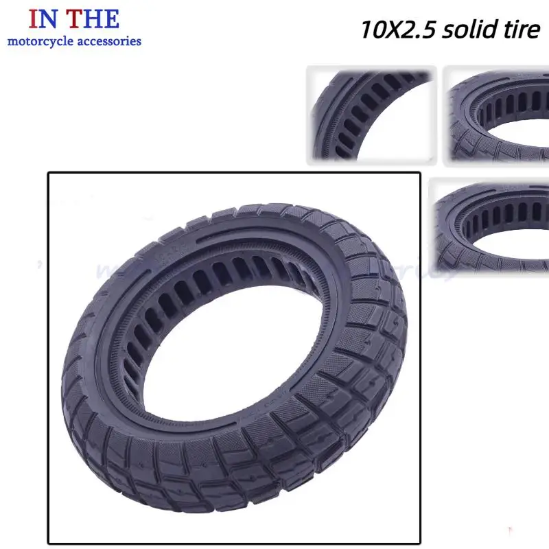 Used for Max G30 electric scooter super elastic off-road with honeycomb solid tyre 10 * 2.5 inches