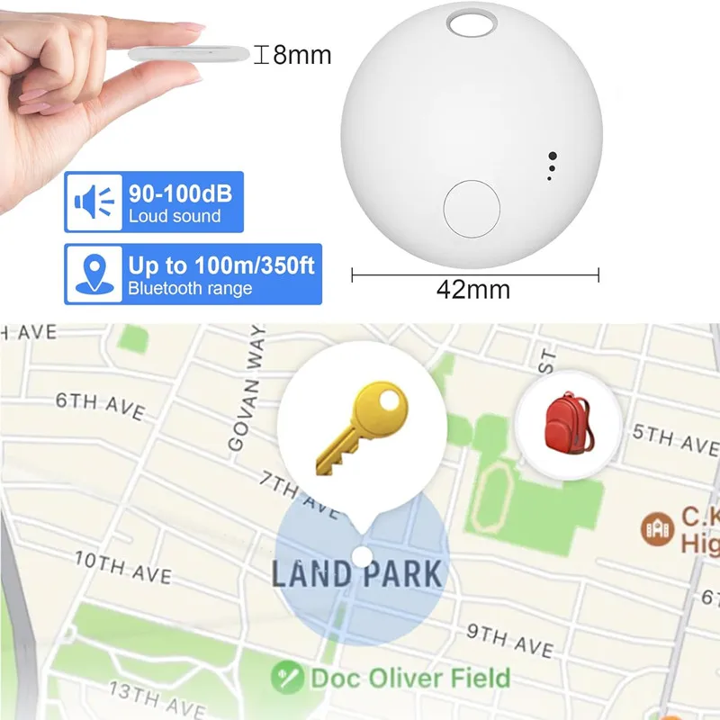 Android Air Tracker Tag Bluetooth-Tracker Smart Tags Kompatibel mit Google Find Hub App Suche Lokalisierung Tracking-Gerät Gegenstandsfinder – Detail 7