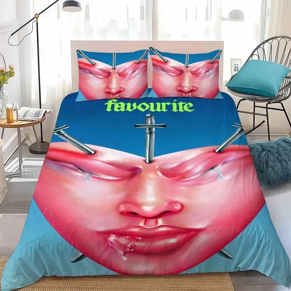 

Punk band Bedding Set Fontaines D.C. Duvet Cover Set,Multi Size Bedding Decoration Home Textile Twin Full Queen