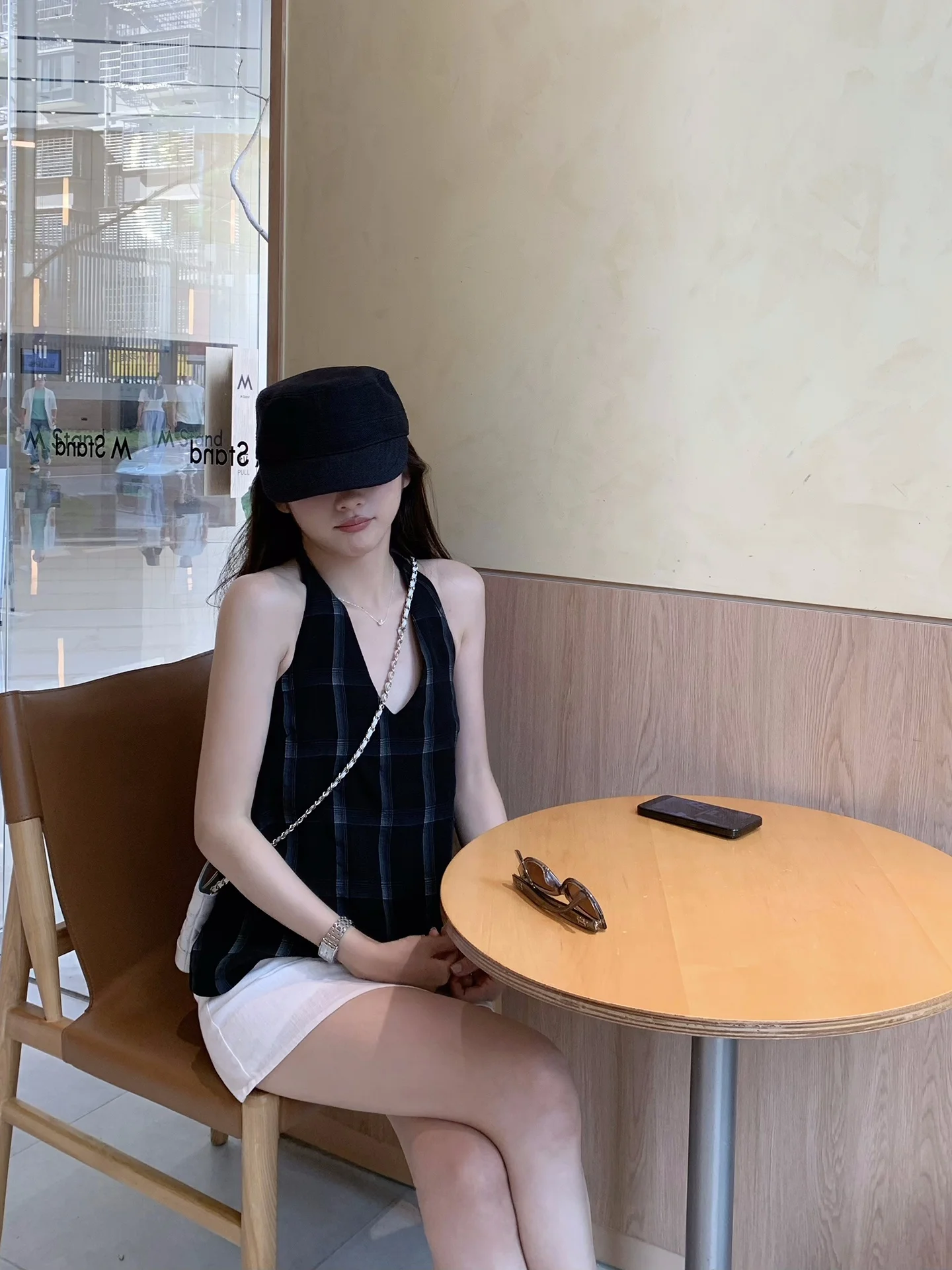 

Женский приталенный топ-жилет Hualun Home Favorite в клетку, летний, модный, для повседневной носки, из других материалов, 00%