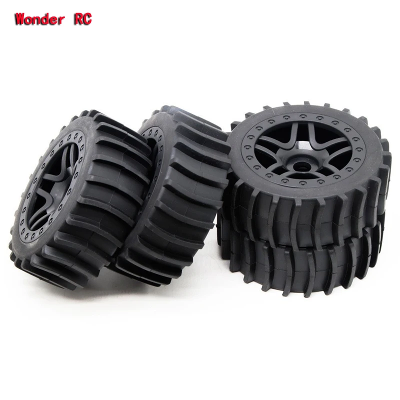 

4 шт. 118 мм внедорожные багги, колеса 17 мм, шестигранная шина для Traxxas ARRMA Typhon Talion Redcat HSP Kyosho HPI slash 2WD Losi 1/8 RC Car