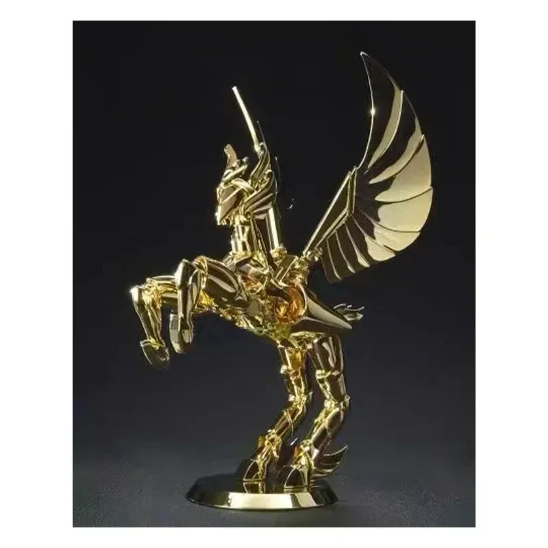 

In Stock Bandai Original Saint Seiya EX Saint Cloth Myth Final Pegasus 24K Gold Plated Action Figure Toy Gifts for Children