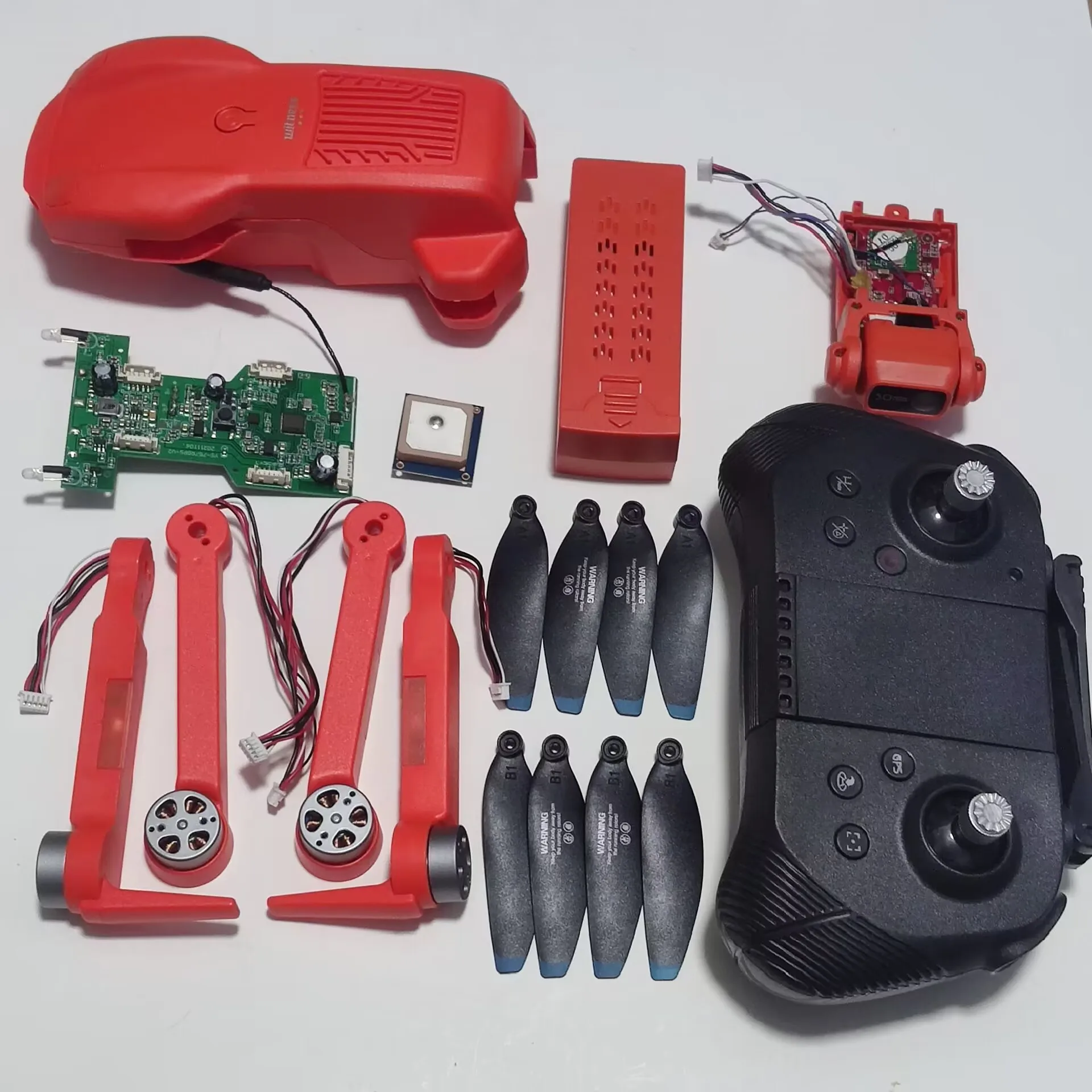 4D-F12 Drone Original Spare Part Propeller / Motor Arm / Body Shell / Camera / Receiver / GPS Moudle / Controller Part Accessory